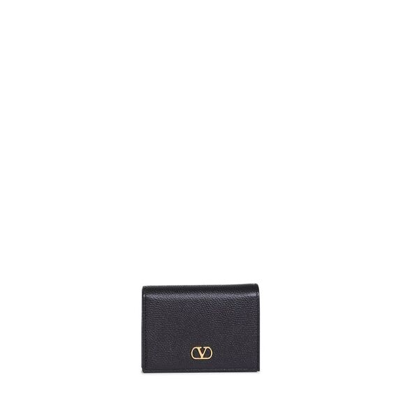 Valentino Garavani Women Black Vlogo Signature Wallet